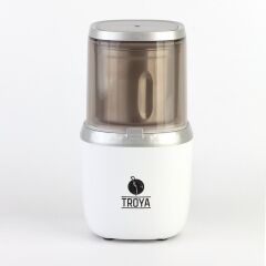 Geseus Troya Kahve Ve Baharat Öğütücü 85Gr Kapasite Çıkartılabilir Yıkanabilir Çelik Hazne beyaz