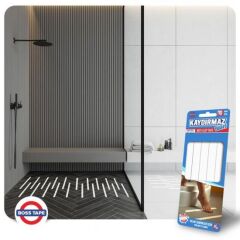 Banyo Kaydırmaz Bant Küvet,Havuz,Duşakabin,Zemin Kaydırmaz 10Adet 1 Paket