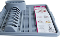 Moonstar Hareketli Tabaklık Bulaşık Durulama Seti Gri-720