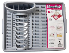 Moonstar Hareketli Tabaklık Bulaşık Durulama Seti Gri-720