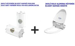 Palex Sensörlü Hijyenik Klozet Kapak Yedek Rulosu 2Koli+1Ad Hijyenik Klozet Kapak Hediye