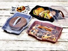 Kek Taşıma Kabı Yuvarlak, Kare, Dikdörtgen Borcam Taşıma Kabı -1104