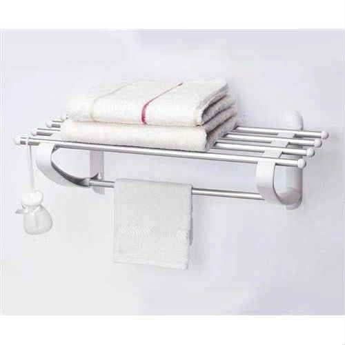 Primanova Banyo Rafı Havluluk Paslanmaz Alüminyum B12-şeffaf