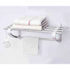 Primanova Banyo Rafı Havluluk Paslanmaz Alüminyum B12-şeffaf