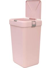 Geseus Motek Tekli 40 Lt Kirli Çamaşır Sepeti+Çamaşır Selesi Ikili Set, Çeyiz Seti Pudra