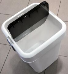 Motek 18 Litre Hassas Kapaklı Çöp Kovası-Cob-411 gri