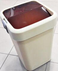 Motek 18 Litre Hassas Kapaklı Çöp Kovası-Cob-411 gri