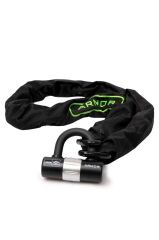 Armor Motosiklet İçin Yüksek Güvenlikli Dövme Çelik Zincir Kilit 10mmx1.20Mt-810 MV