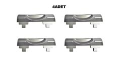 Motek Çamaşır Sepeti Yedek Açma Kapama Buton,Düğme 40LT-80LT 4 Adet
