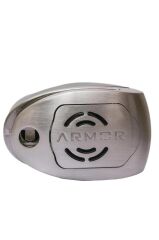 Armor 610 MVA 10 mm Alarmlı Çelik Disk Kilit Motorsiklet Kilidi+Hatırlatma Kablosu