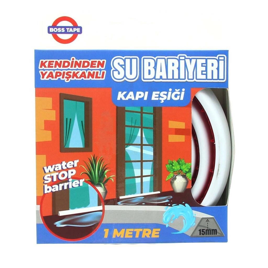 Kendinden Yapışkanlı Su Kesici Bariyer Duş, Kapı Eşiği, Mutfak Tezgahı 1Mt
