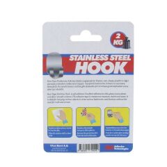 Boss Tape Kendinden Yapıştırmalı Paslanmaz İnox İkili Askı 2Kg Taşır