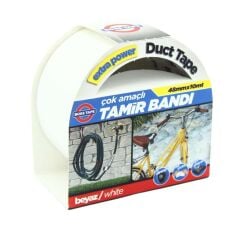 Duct Tape çok amaçlı Tamir Bandı Çadır Tamir Bantı Suya Dayanıklı 48mmx10Mt siyah