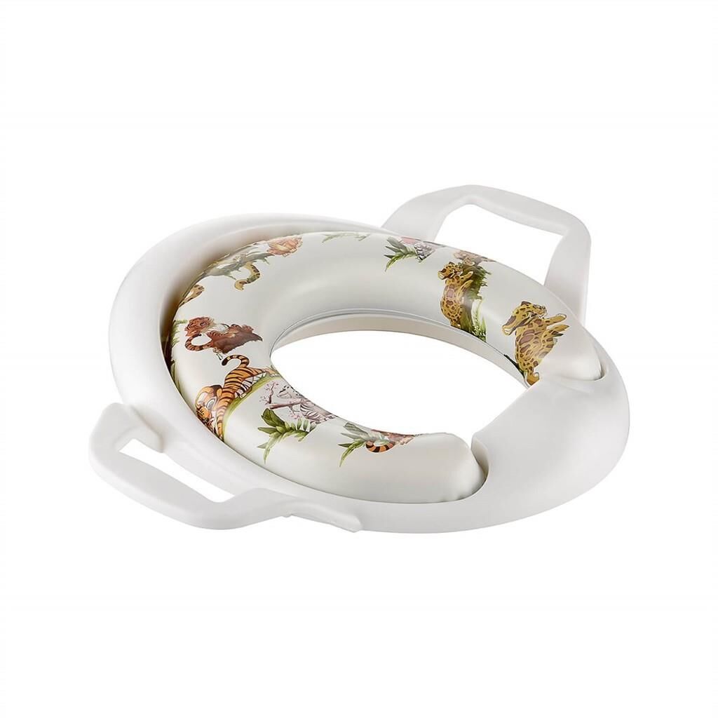 Süngerli Çocuk Klozet Adaptörü Tuvalet Eğitici Alıştırıcı beyaz