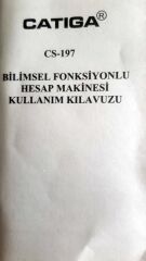 Catıga CS197 Programlanabilir Bilimsel Fonksiyonlu Mühendislik Hesap Makinası