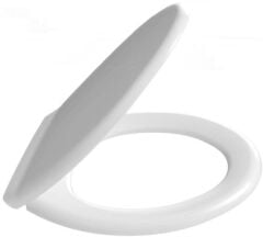 Çelk Ayna Amortisörlü Yavaş Kapanır Oval Klozet Kapağı Metal Montaj Vidalı-716