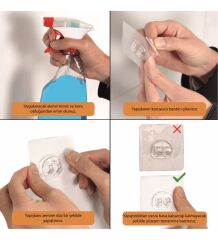 Banyo Düzenleyici Yapışkanlı Metal Banyo ve Dolap Rafı İkili Duş Rafı Organizer Şampuanlık Mat siyah-GNRL242