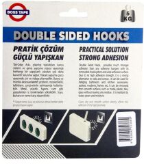 Boss Tape 3M Yapıştırıcılı Tak Çıkar Yapılabilen Geçmeli Askı 5Kg Taşır
