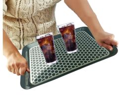 Kaydırmaz Tabanlı Servis Tepsi Sunum Tepsisi Büyük Boy-1136-02