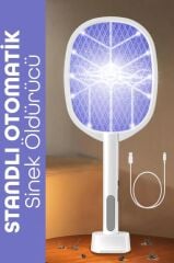 Sivrisinek, Karasinek Öldürücü Elektrik Şoklu Raket Sinek Tuzağı Şarjlı Çift kullanımlı--806L