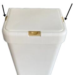 Motek Gold Çamaşır Sepeti Yedek Gold Yan Klips 40-80 Litre Uyumlu 2Adet-GOLD