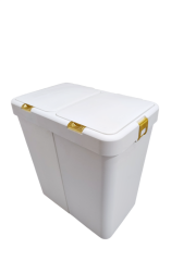 Gold Ikili Dokunmatik 80 Lt Çamaşır Sepeti+Çamaşır Selesi Çeyiz Seti-MT09