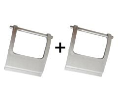 Motek Çamaşır Sepeti Yedek Parça Seti 40LT 80LT Tümüne Uyumlu 2Ad Buton+2Ad Yan Klips