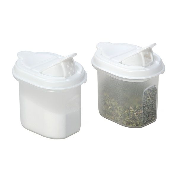 Moon Star İkili Tuzluk Baharatlık Karabiberlik Pratik Kullanım 2x100ML beyaz