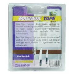 Geseus Boss Yapışkanlı Magnet Mıknatıs Kesilebilir Bant 20mmx75cm
