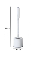 Geseus Deterjan Hazneli Silikon Klozet Fırçası Klozet Temizleme Fırçası