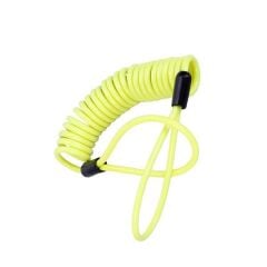 Motorsiklet Disk Kilidi Hatırlatma Kablosu 1,5 Mt -Yeşil