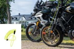 Motorsiklet Disk Kilidi Hatırlatma Kablosu 1,5 Mt -Yeşil