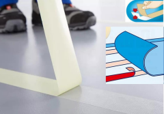 Halı kaydırmaz bant boss çift taraflı halı,kilim,paspas kaydırmaz/50mmX5MT-1Ad